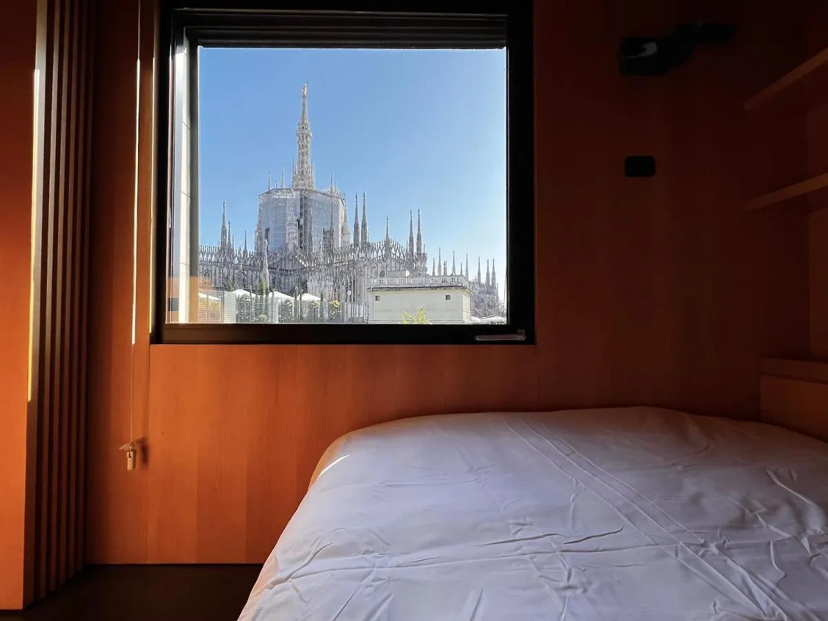 Big Duomo View Sailboat-Inspired Penthouse Apartment Milan Italy